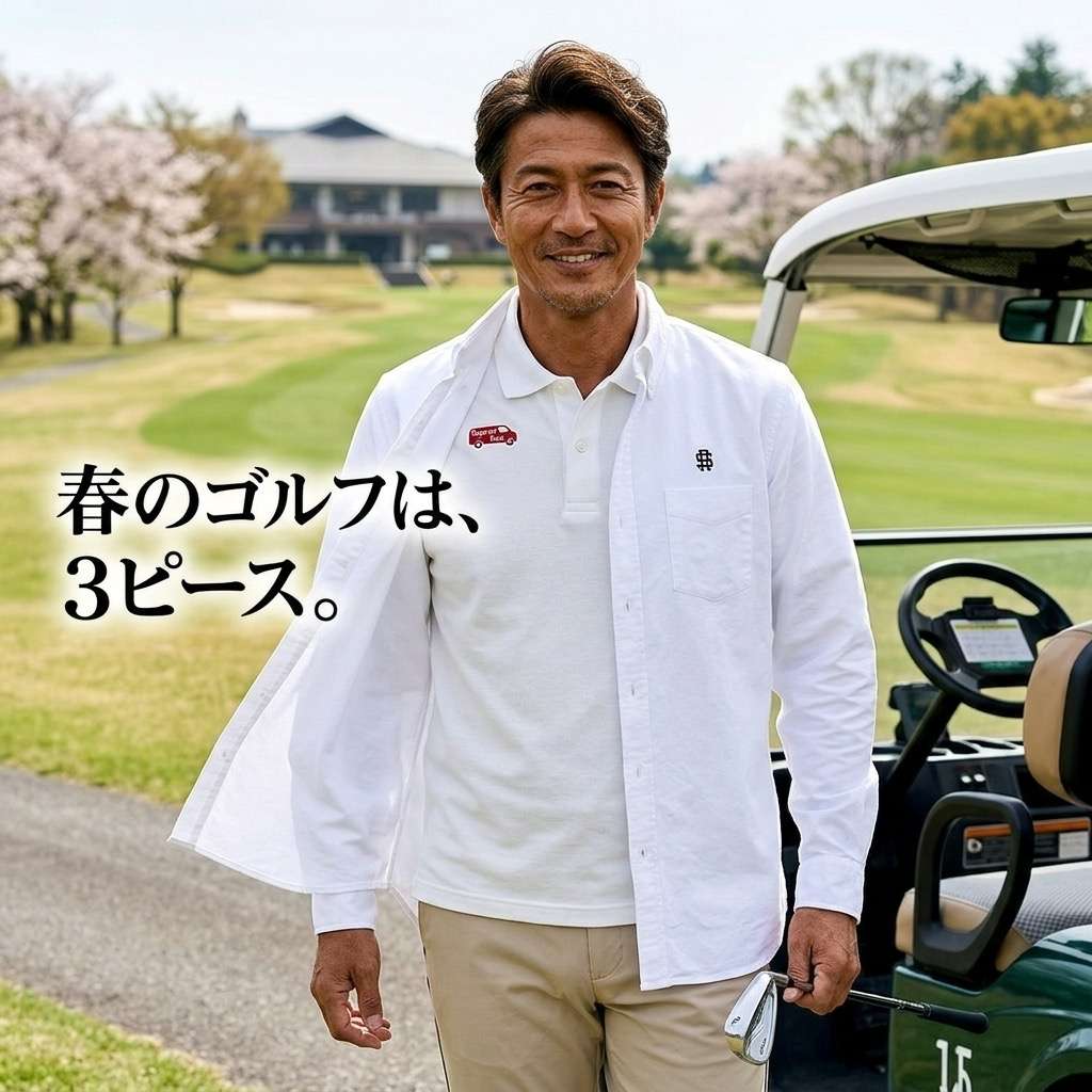 GREYSON ゴルフ　ポロシャツ 春のゴルフ、一軍を入れ替える。ラフ＆スウェル × GREYSONの2026新作で