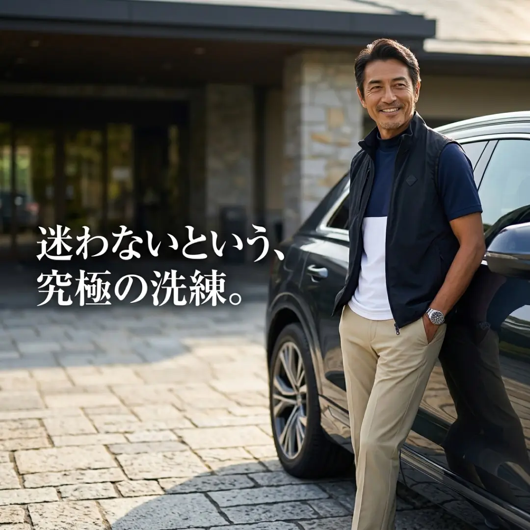 朝のクローゼットで迷わない。都会とターフを繋ぐBRIEFING（ブリーフィング）の「1ブランド統一」スタイル