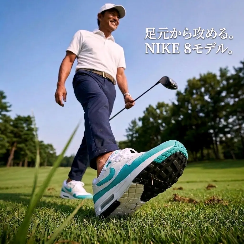 NIKE ゴルフシューズ──エアマックスもジョーダンも、モデル別の選び方